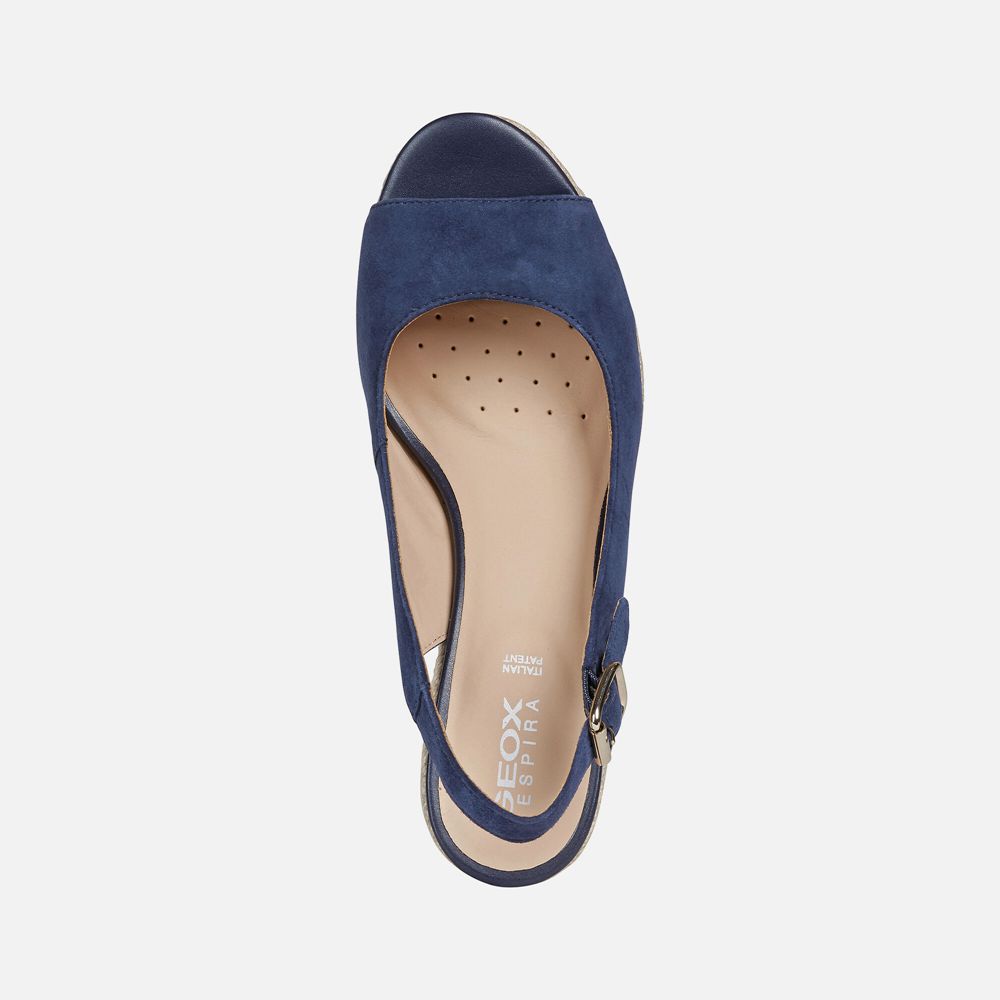 Sandales Geox Ponza - Bleu - Femme 085269-QYM